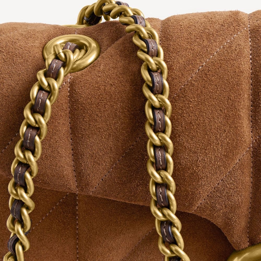 Sac Matelassé 26 en Daim